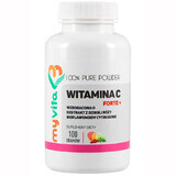 MyVita, Vitamine C Forte Plus, bioflavonoïden, extract van wilde rozen, Poeder, 100 g