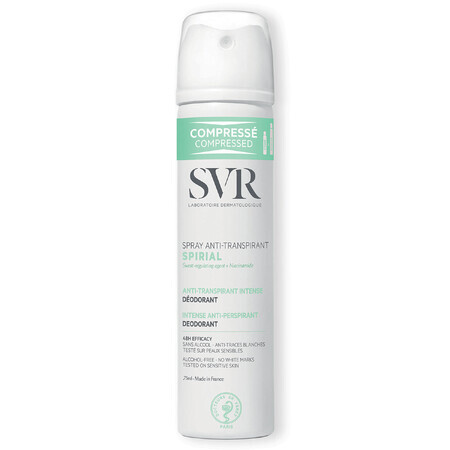 SVR Spirial Anti-Transpirant, intensieve anti-transpirant spray, 75 ml