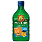 Noorse visolie, vanaf 3 jaar, fruitsmaak, 250 ml, Möller's
