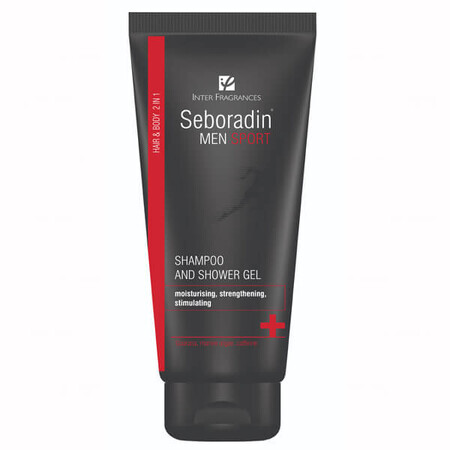 Seboradin Men Sport, shampoo en gel 2in1, 200 ml