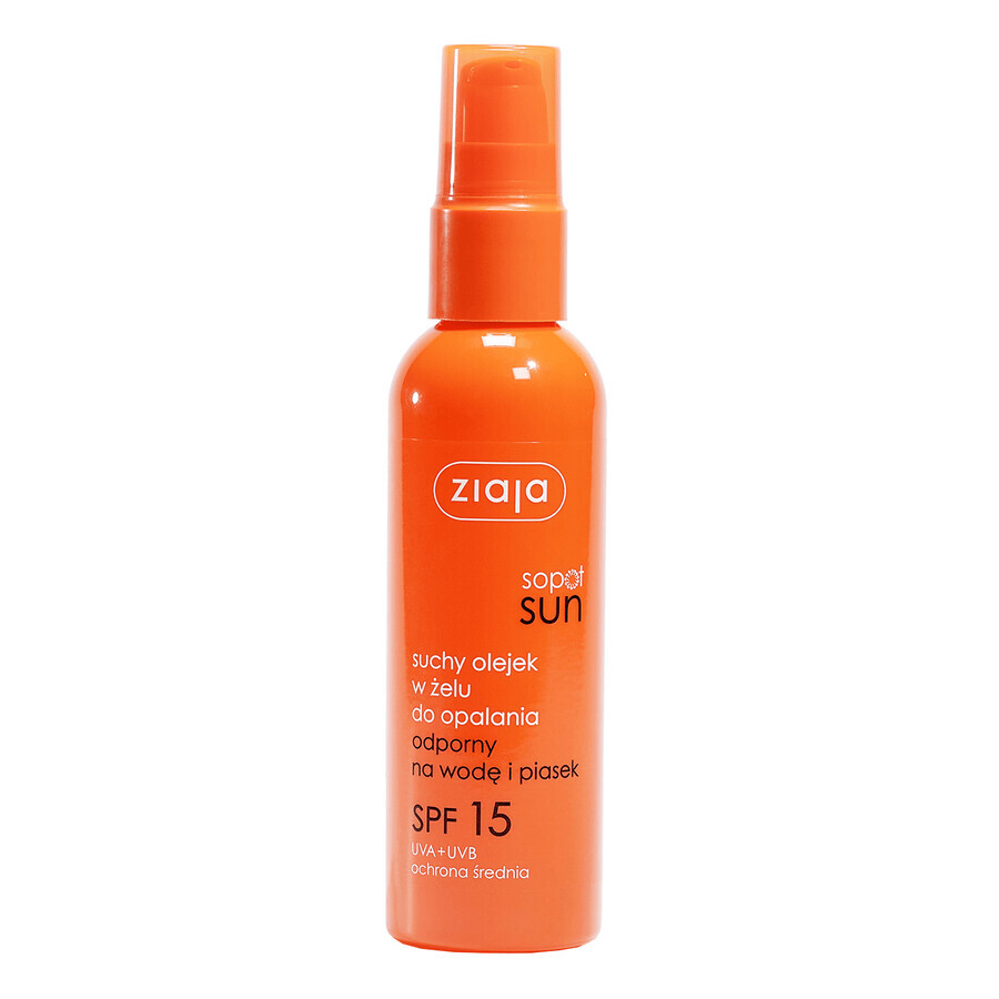 Ziaja, Sopot Sun, Gel Solare con Olio SPF 15 da 90 ml