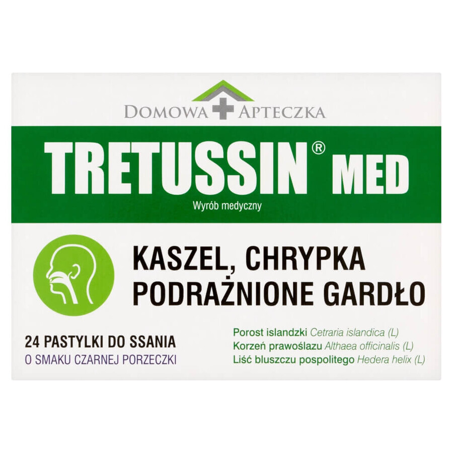 Tretussin Med 24 pastylki do ssania