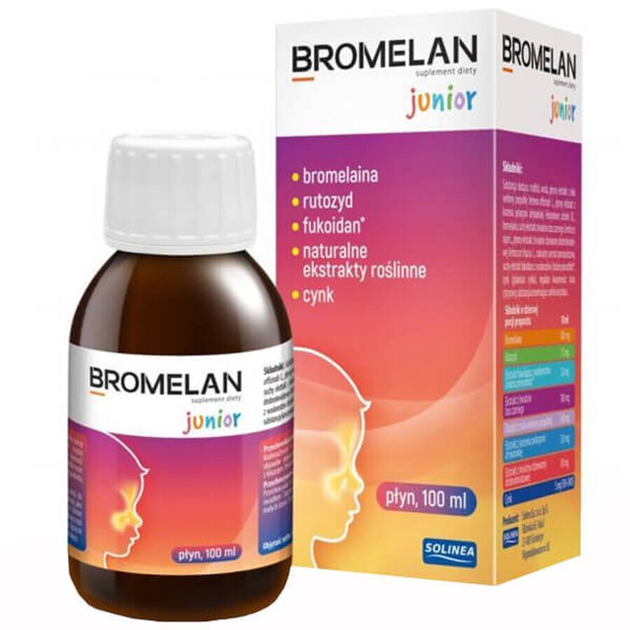 Bromelan Junior, lichid, 100 ml