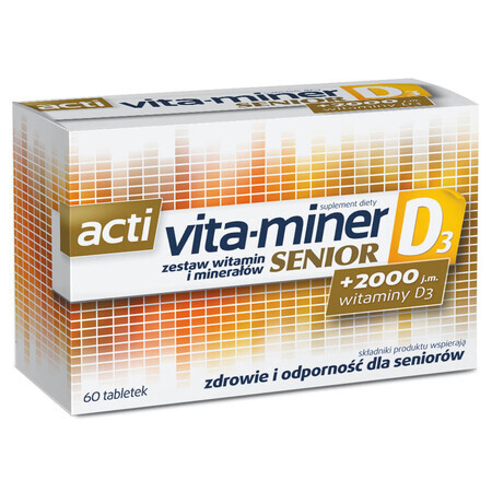 Acti Vita-miner Senior D3, 60 tabletten