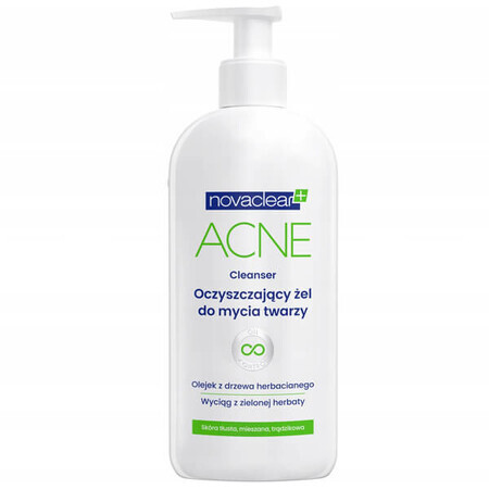 Novaclear Acne Cleanser, reinigende gezichtswasgel, 150 ml