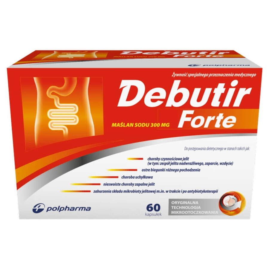 Debutir Forte, 60 capsules