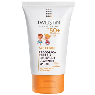 Iwostin Solecrin, emulsione protettiva leggera per bambini sopra i 6 mesi, SPF 50+, 100 ml