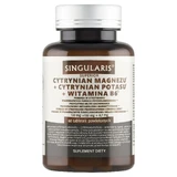 Singularis Superior Magnesium Citrate + Potassium Citrate + Vitamin B6, 60 film-coated tablets