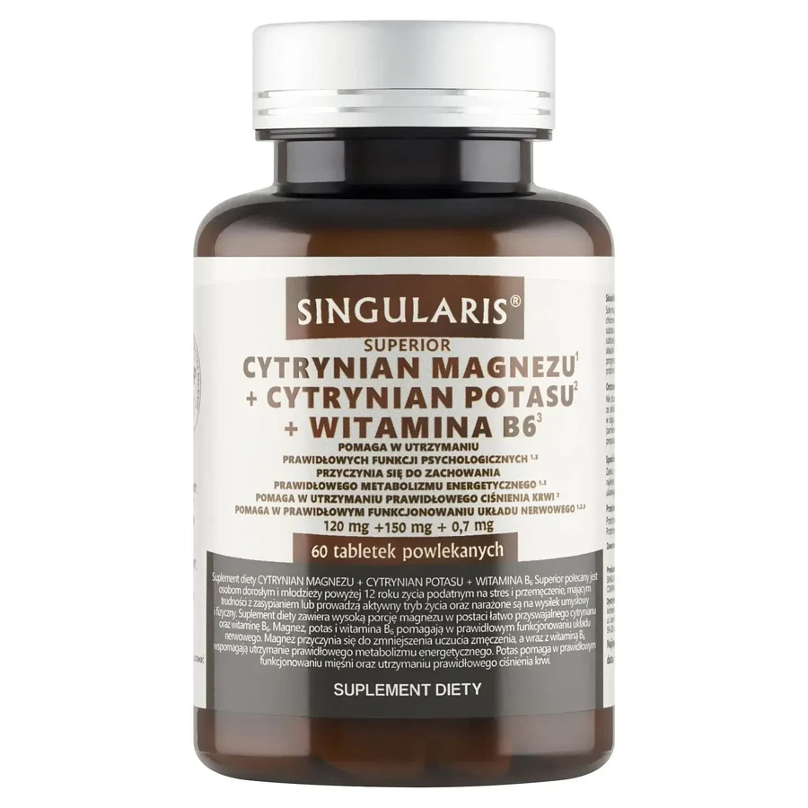 Magne-K Combo mit Magnesiumcitrat, Kaliumcitrat und Vitamin B6, 60 Tabletten