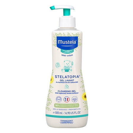 Mustela Stelatopia el do mycia, 500ml