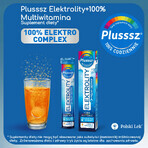 Plusssz Elektrolity + 100% Multivitamine, ananas-mango smaak, 24 bruistabletten