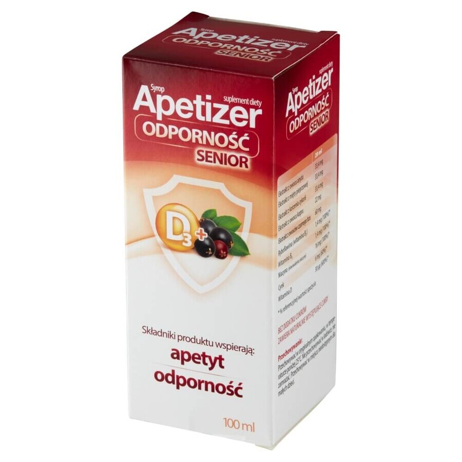 Apetizer Immunity Senior, siroop, 100 ml