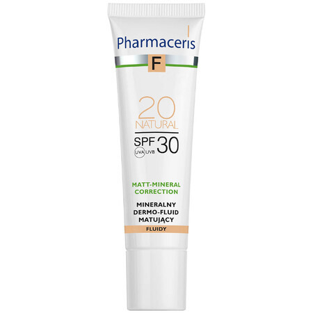 Fluido Minerale opacizzante Pharmaceris F SPF 30 Naturale 20, 30 ml