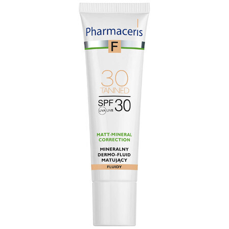 Fluido Minerale Opacizzante Viso Pharmaceris F SPF 30 Ton. Tanned 30 - 30 ml