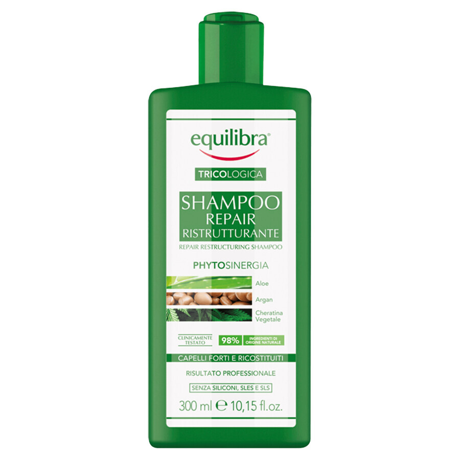 Shampoo Ristrutturante Riparatore Equilibra, 300 ml