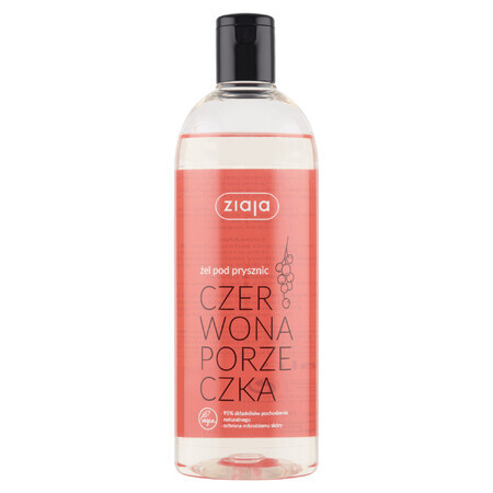 Ziaja Groseille Rouge, gel douche, 500 ml