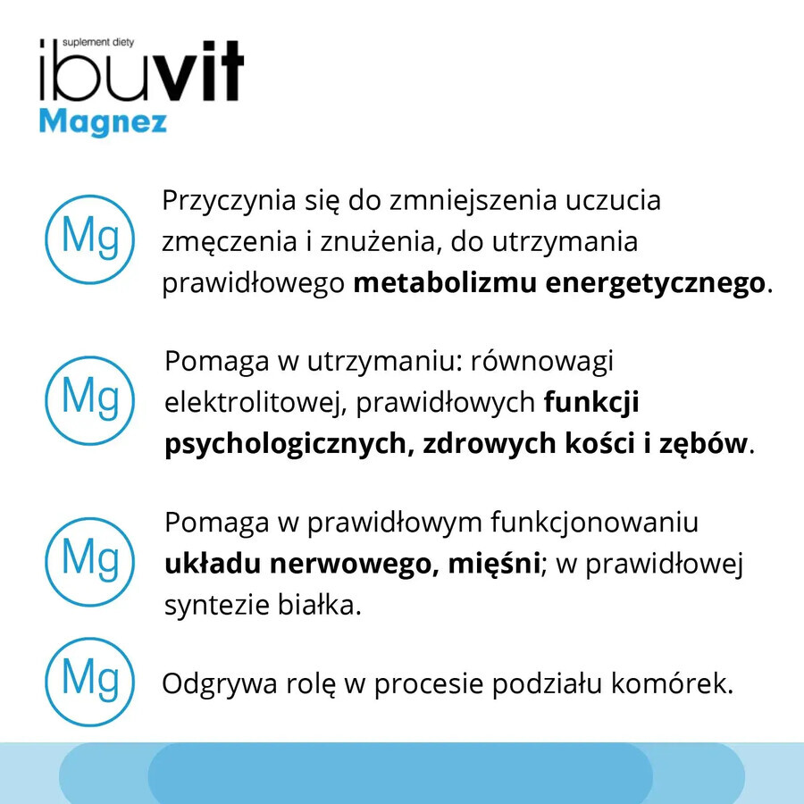 Ibuvit Magnesium, 30 tablets with controlled release