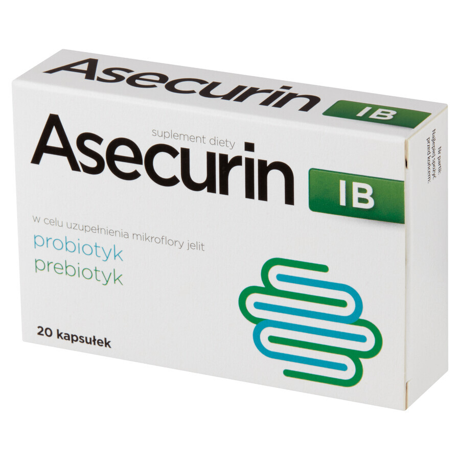 Asecurine IB, 20 capsules