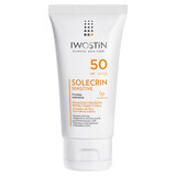 Iwostin Solecrin Sensitive, verzachtende beschermende emulsie SPF 50, gevoelige huid, 100 ml