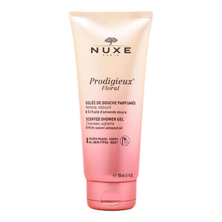 Nuxe Prodigieux Floral, gel douche délicat au parfum floral, 200 ml