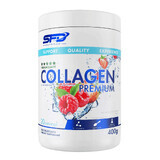 SFD Collagen Premium, strawberry and raspberry flavor, 400 g