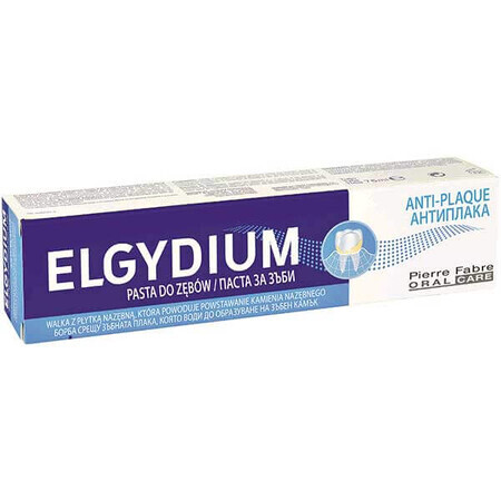Elgydium Anti-Plaque, anti-plaque tandpasta, 75 ml