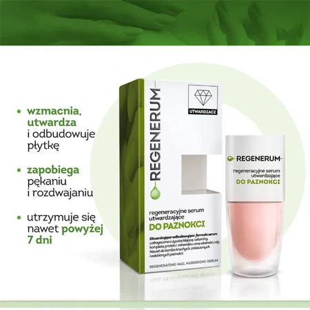 Regenerum, regenererend nagellakserum, verhardend, 8 ml