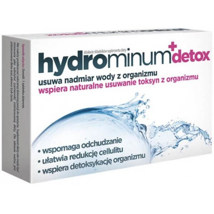 Hydrominum + Detox, 30 tablets