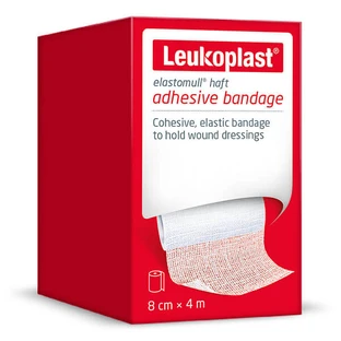 Leukoplast, Elastomull-Fixierpflaster 8cm x 4m, 1 Stück