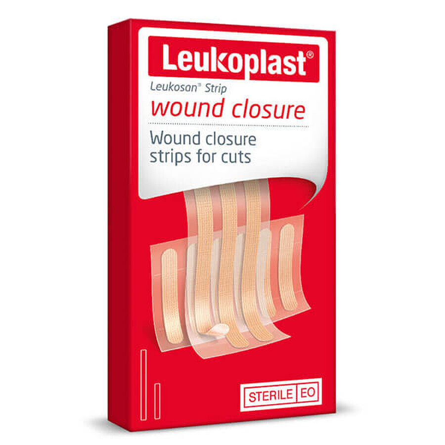 Leukoplast Strip, steriele strips voor het sluiten van wonden, 9 stuks