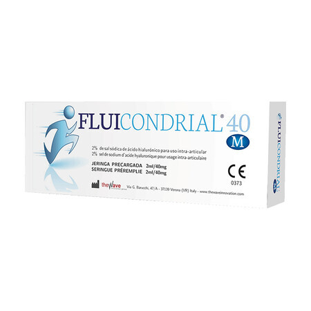 Fluicondrial M 40 mg/ 2 ml, solution injectable, 2 ml x 1 seringue préremplie