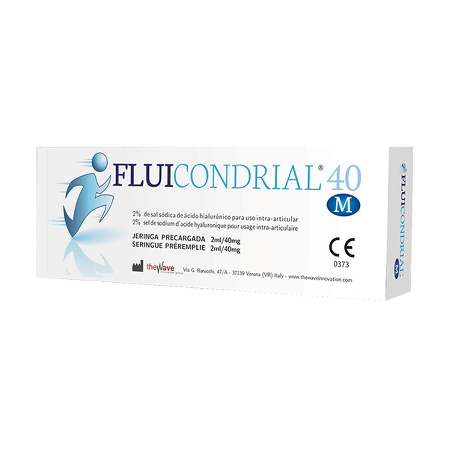 Fluicondrial M 40 mg/ 2 ml, soluție injectabilă, 2 ml x 1 fiolă seringă