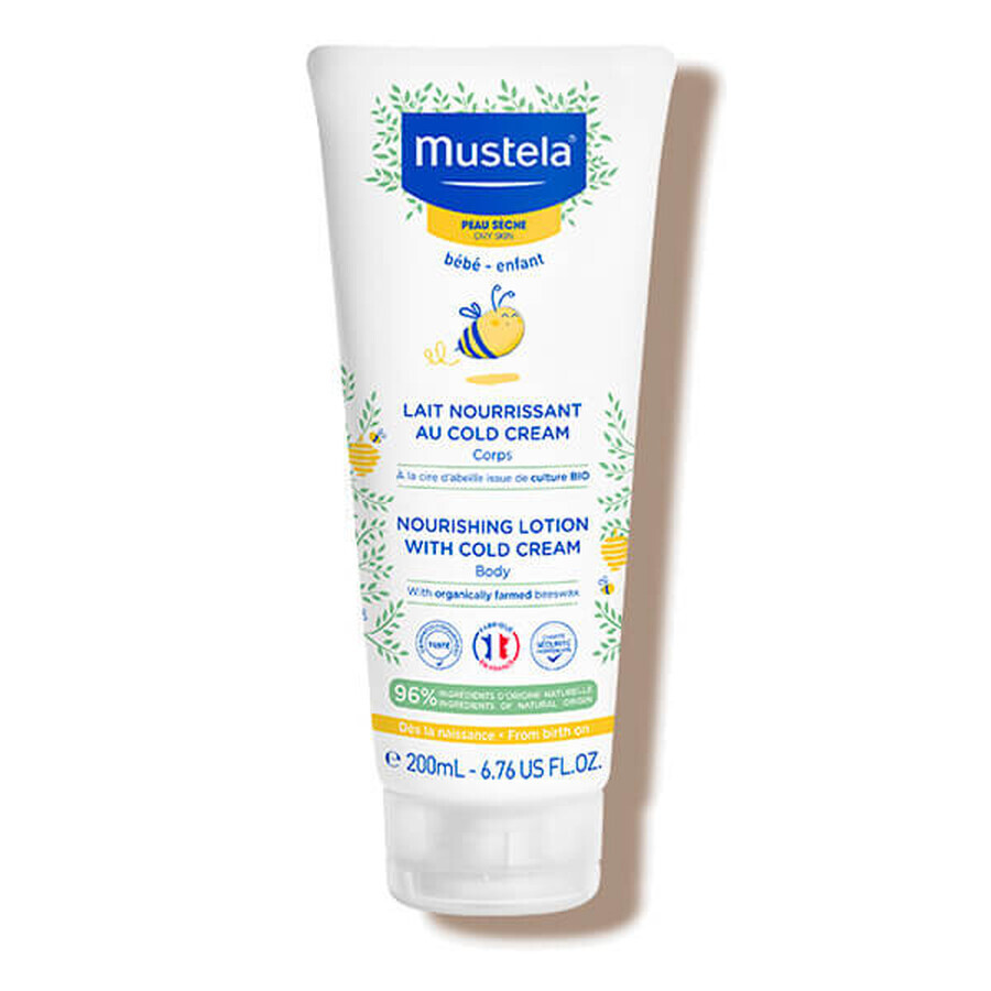 Mustela, Nährende Körpermilch mit Cold Cream, 200 ml