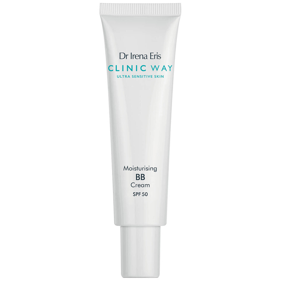 Dr Irena Eris Clinic Way, hydraterende BB-crème, SPF 50, lichtbeige, 30 ml