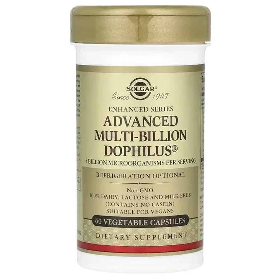 Solgar Advanced Multi-Billion Dophilus, 60 capsules