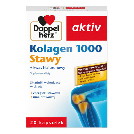 Doppelherz aktiv Kolagen 1000 Articulations, 20 gélules