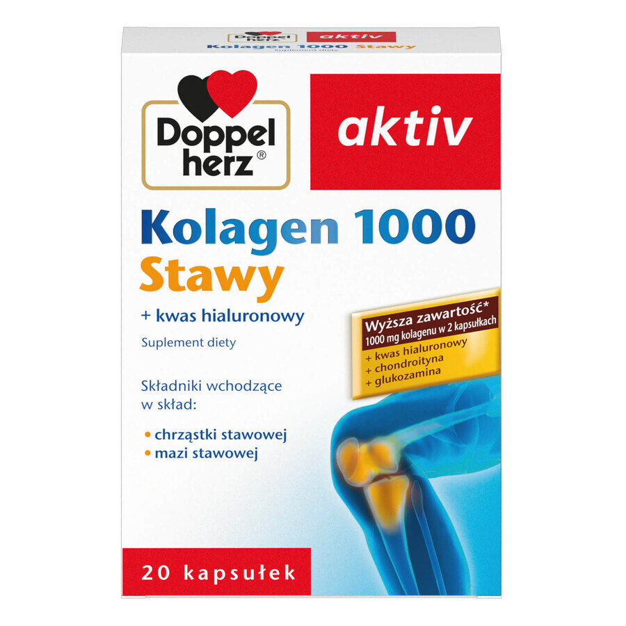 Doppelherz aktiv Kolagen 1000 Articulations, 20 gélules