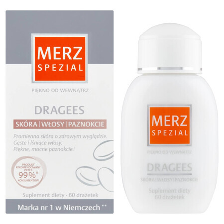 Merz Spezial per Pelle/Capelli/Unghie con vitamine e minerali, 60 compresse, Merz