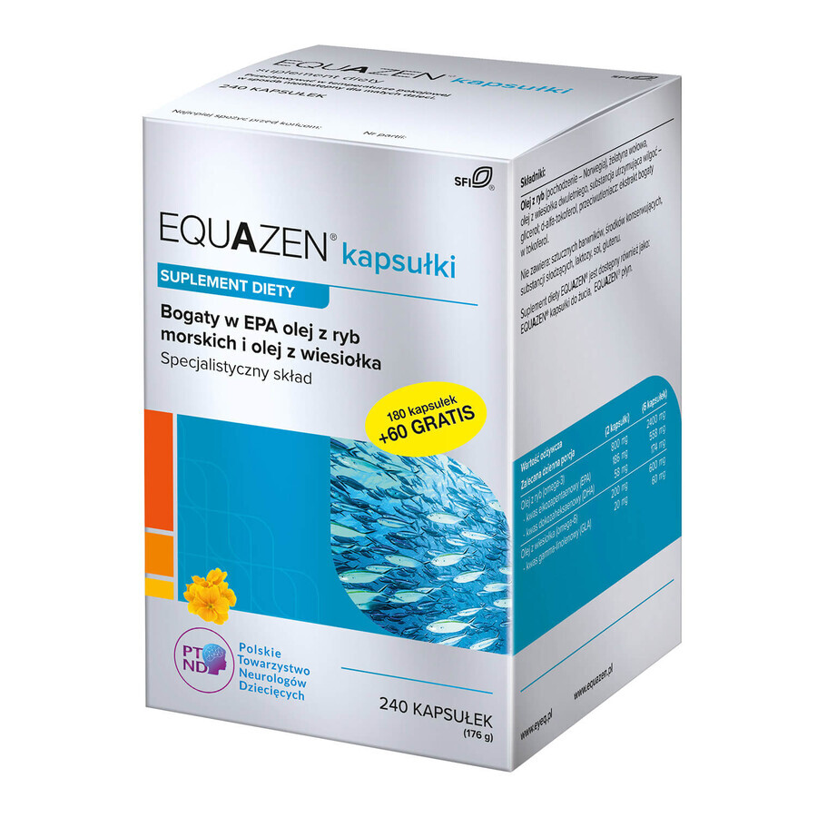 Equazen, 180 capsule + 60 capsule gratuite