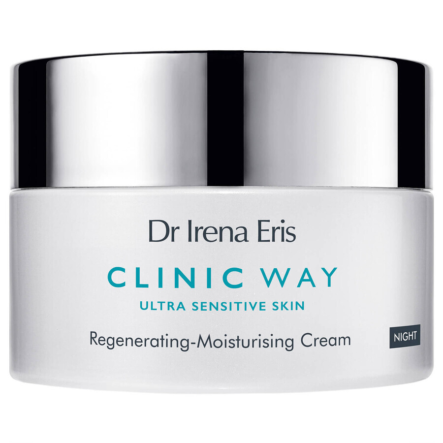 Dr Irena Eris Clinic Way, regenererende en hydraterende dermocrème voor de nacht, 50 ml