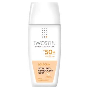 Iwostin Solecrin, ultra lekki niewidoczny fluid, SPF 50+, skóra wrażliwa, 40 ml