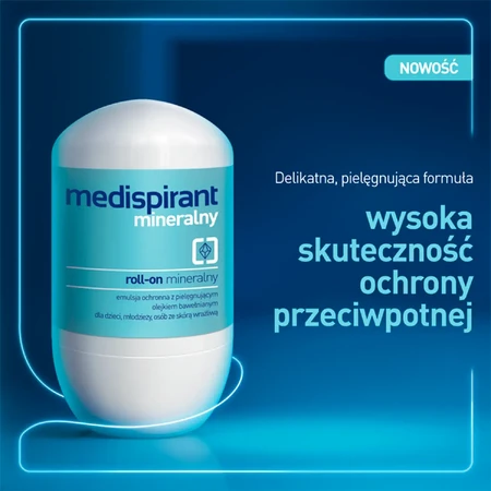 Medispirant Mineralny, anti-transpirant roller, 40 ml