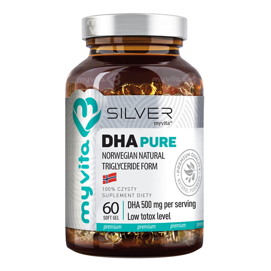 MyVita Silver DHA Pure, 60 capsules