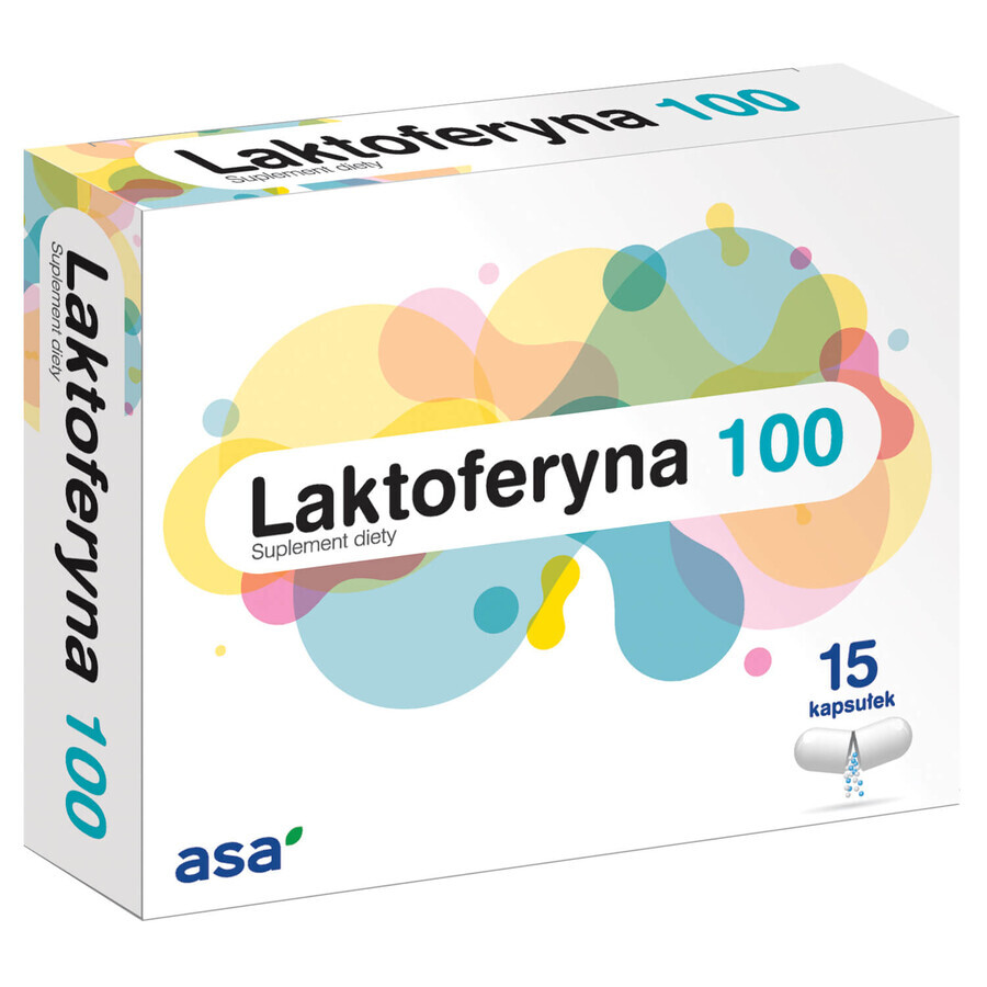 Asa Laktoferrine 100, 15 gélules