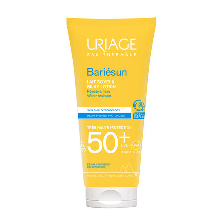 Uriage Bariesun, lait soyeux, peaux sensibles, SPF 50+, 100 ml