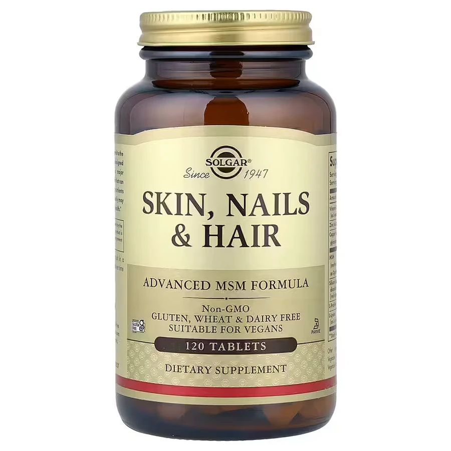 Solgar Haar, huid, nagels, 120 tabletten