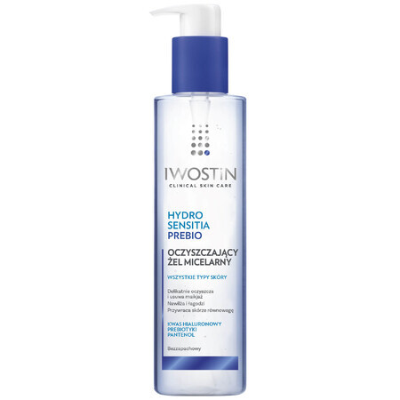 Iwostin Hydro Sensitia Prebio, reinigende micellaire gel, alle huidtypes, 200 ml