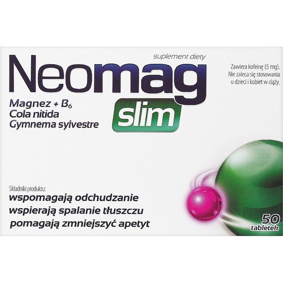 NeoMag Slim, 50 tabletten