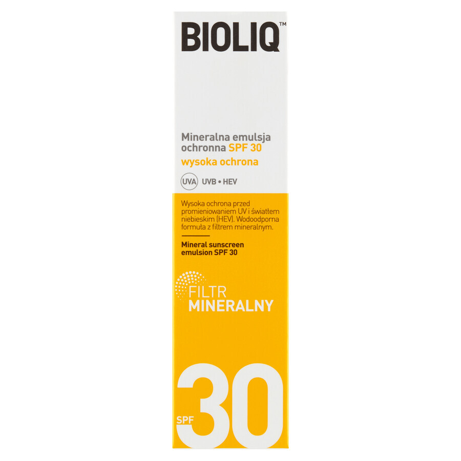 Bioliq SPF, mineraal beschermende emulsie, SPF 30, 30 ml