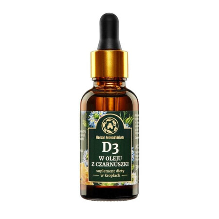 Vitamin D3 2000 in Schwarzkümmelöl, 30 ml